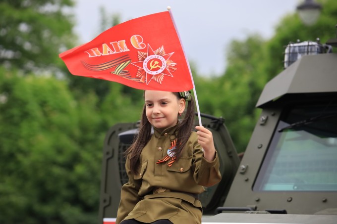 Владикавказ празднует 79-ю годовщину Победы в Великой Отечественной войне. 