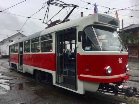 На рельсы Владикавказа встал 13-й обновлённый трамвай