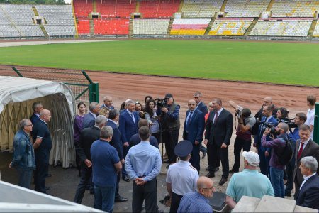 Реконструкция стадиона «Спартак» завершится в конце августа