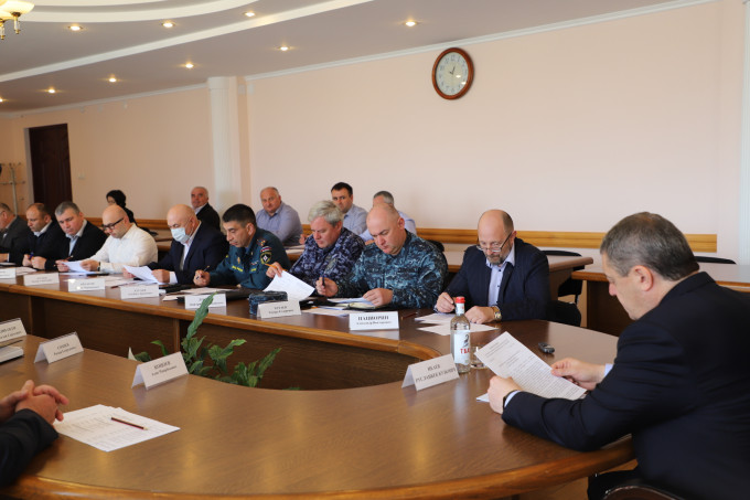 В администрации Владикавказа состоялось заседание антитеррористической комиссии