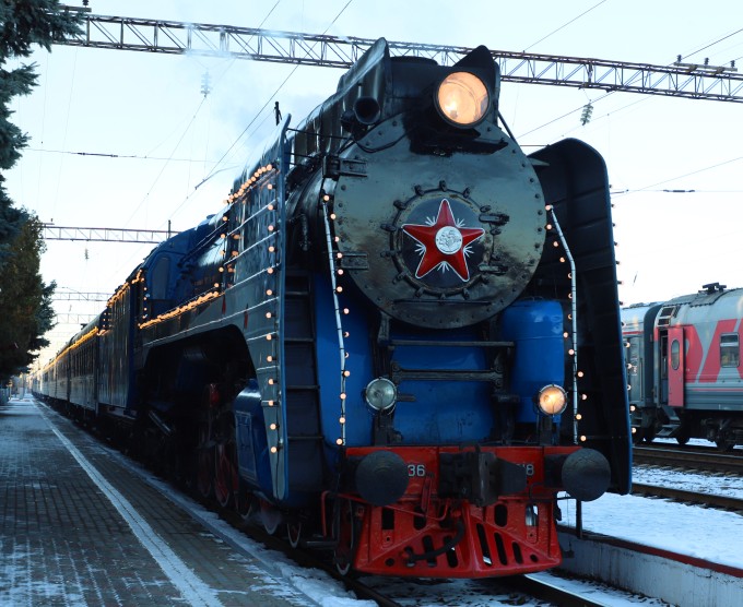 «Поезд Деда Мороза» прибыл во Владикавказ.