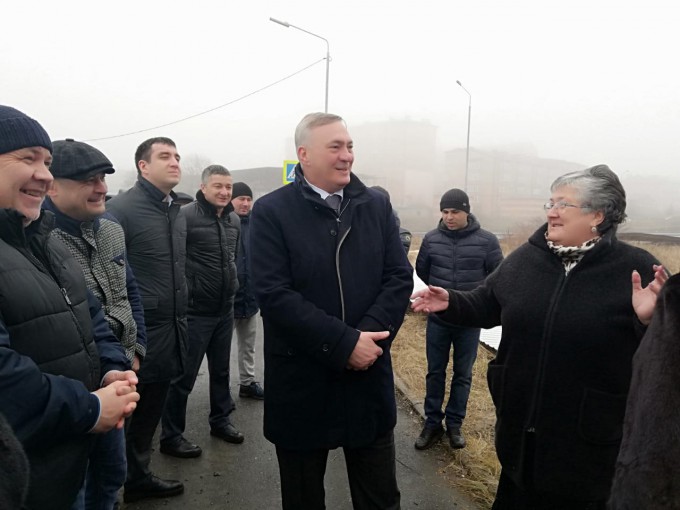 Борис Албегов встретился с жителями Московского шоссе