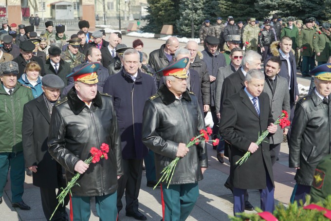 День защитника Отечества отметили во Владикавказе