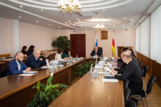 Состоялось заседание топонимической комиссии Владикавказа под председательством мэра Вячеслава Мильдзихова