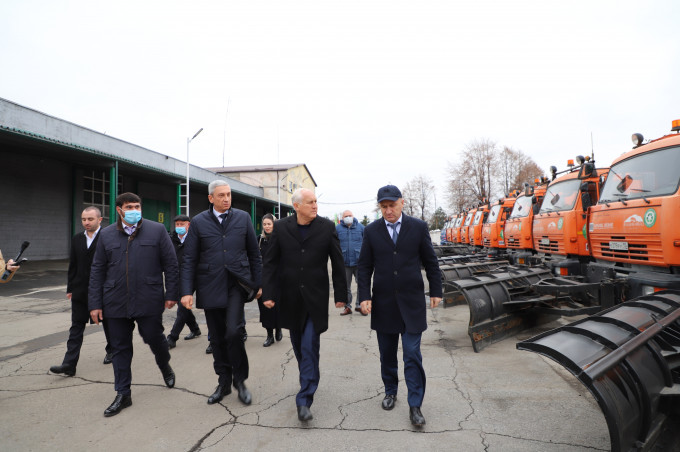 Председатель Правительства Республики Северная Осетия-Алания Борис Джанаев посетил ВМБУ «Спецэкосервис»