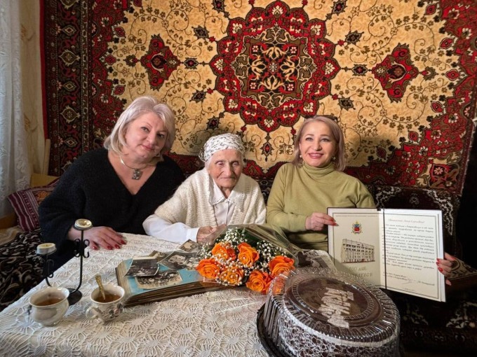 Жительница Владикавказа отметила 100-летний юбилей!