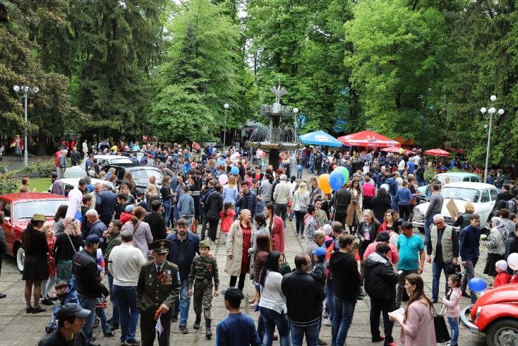 АМС Владикавказа, массовые гуляния, День Победы Владикавказ, 9 Мая 2018