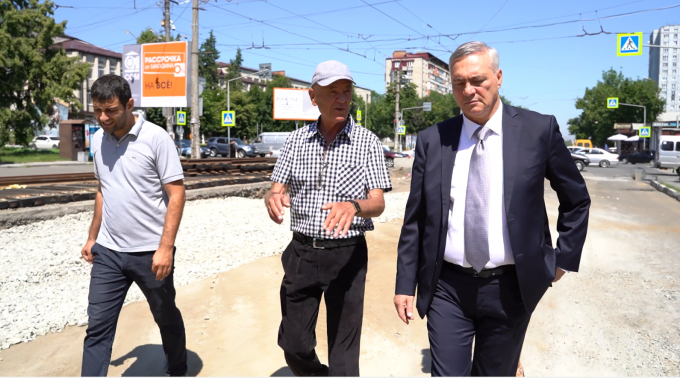 Во Владикавказе начался II-й этап реконструкции трамвайных путей