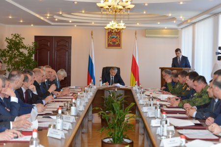 Во Владикавказе прошло выездное заседание Антитеррористической комиссии в РСО-Алания и Оперативного штаба в РСО-Алания