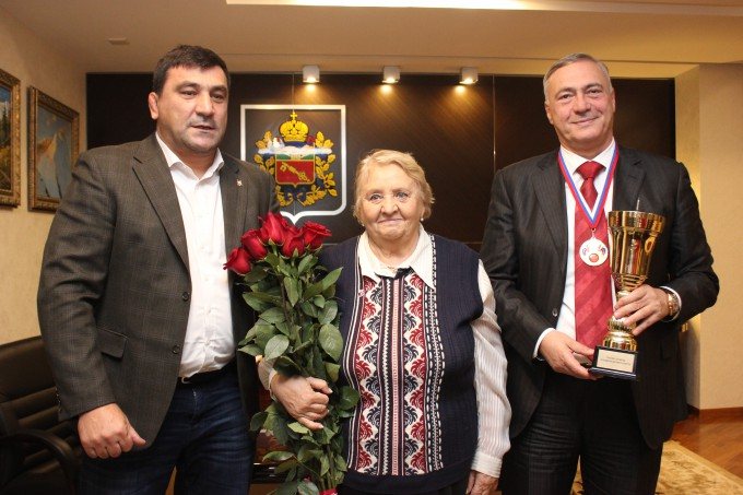 Борис Албегов встретился с легендарной трехкратной Олимпийской чемпионкой Галиной Гороховой