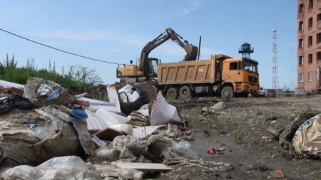 Во Владикавказе начаты масштабные работы по ликвидации стихийных свалок