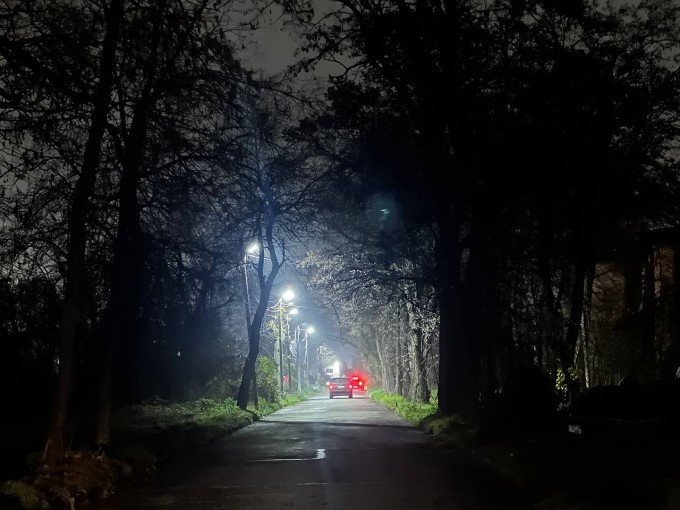 Улица Нартовская полностью освещена