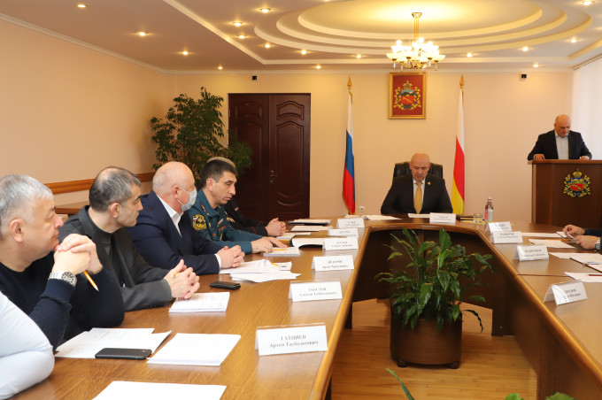 Во Владикавказе состоялось заседание Антитеррористической комиссии МО.